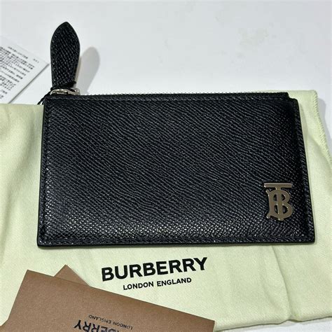 burberry grainy leather card case